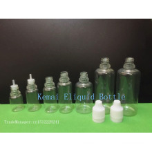 PET stérile en plastique 10ml gobelet en plastique pour oeufs Eliquid Cigarette PET bouteille avec bouchon d&#39;étanchéité 10ml ejuice bouteille PET avec pointe longue